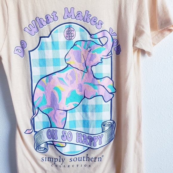 Simply Southern Short Sleeve Make you happy T-Shirt - Picture 2 of 5